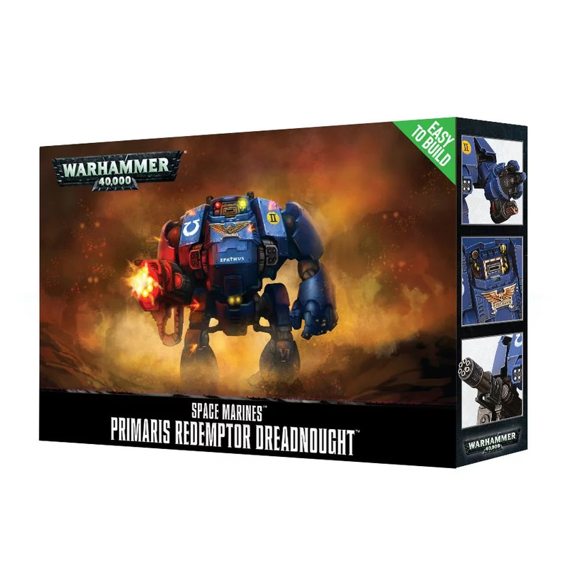 Warhammer 40K Easy to Build Primaris Redemptor Dreadnought