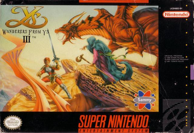 Ys III Wanderers from Ys (SNES)