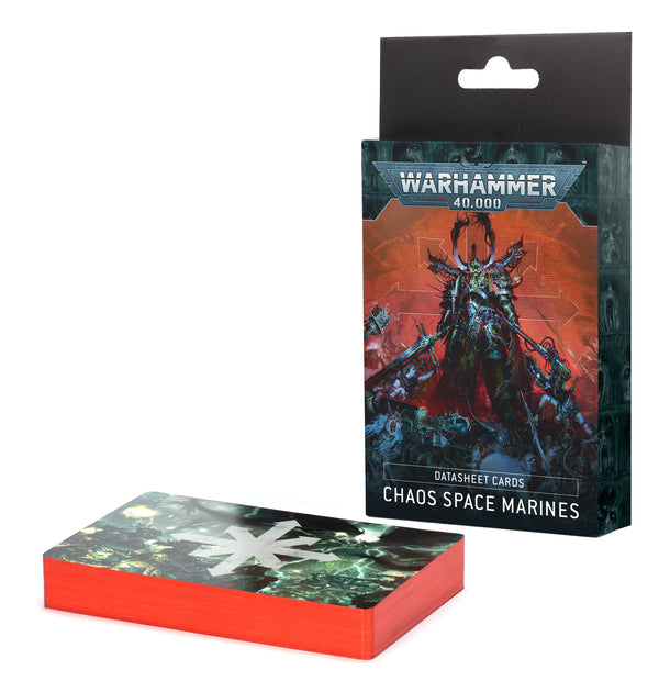 Warhammer 40K Datasheet Cards Chaos Space Marines