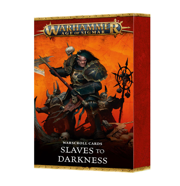 Warhammer Age of Sigmar Warscroll Cards Slaves to Darkness