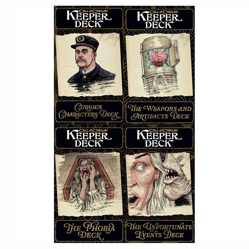 Call of Cthulhu RPG Keeper Decks 2nd Ed