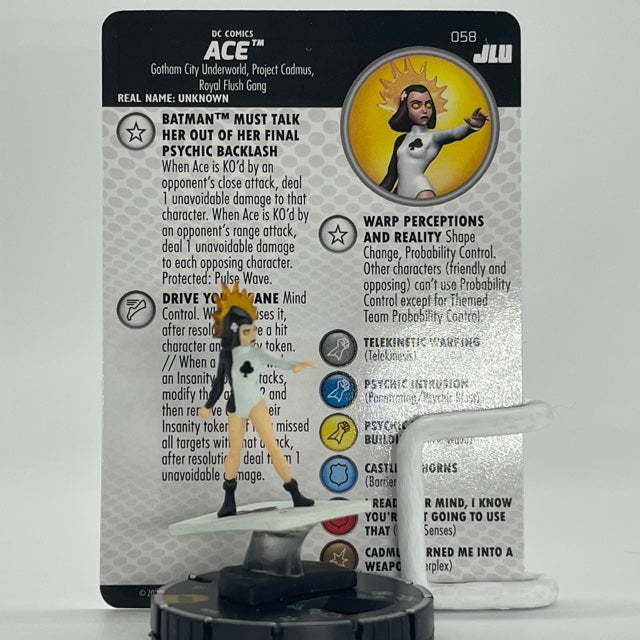 Heroclix DC Justice League Unlimited Ace #058