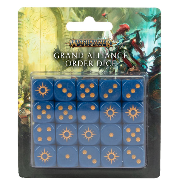 Warhammer Age of Sigmar Grand Alliance Order Dice Set