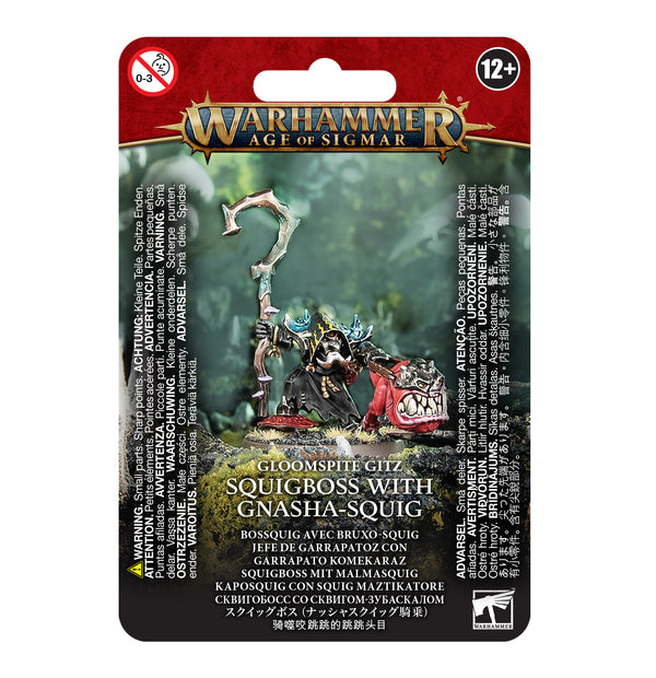 Warhammer Age of Sigmar Gloomspite Gitz Squigboss with Gnasha-Squig