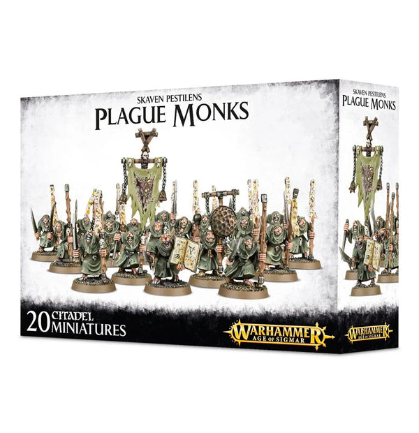 Warhammer Age of Sigmar Skaven Pestilens Plague Monks