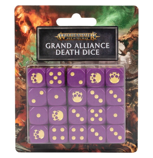 Warhammer Age of Sigmar Grand Alliance Death Dice Set